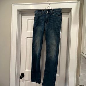 Levi Strauss & Co Mens 513 Jeans sz 32/34 long